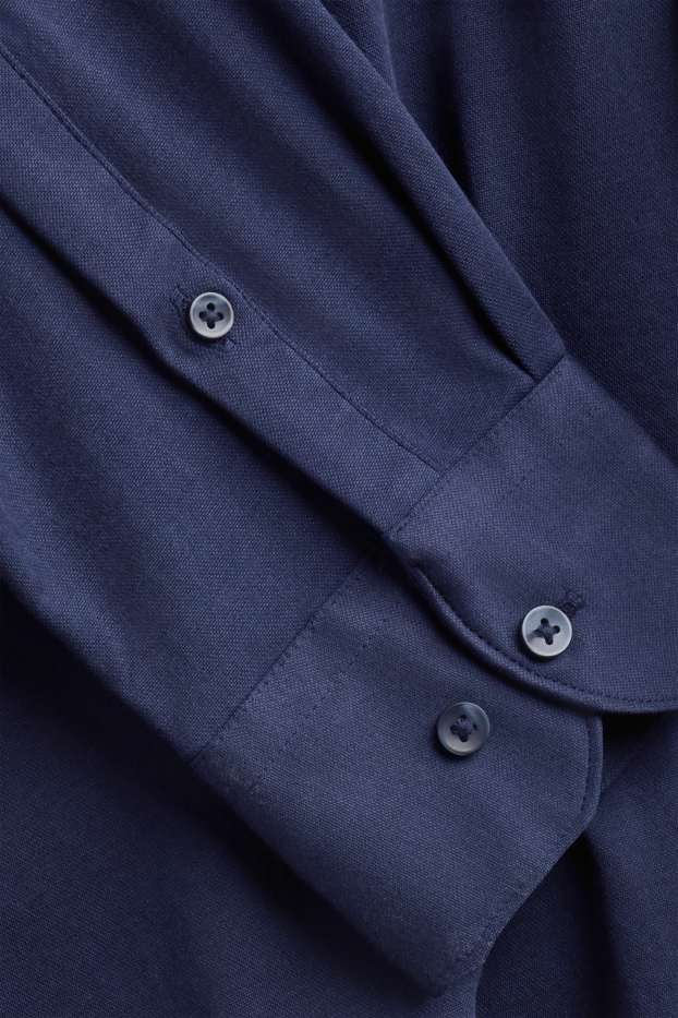 Home - Camisa - blau fosc