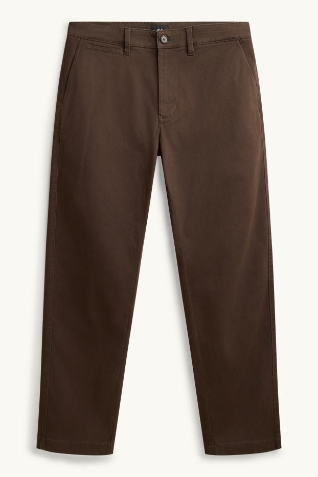 Herren - Chino - Regular Fit - LYCRA® - braun
