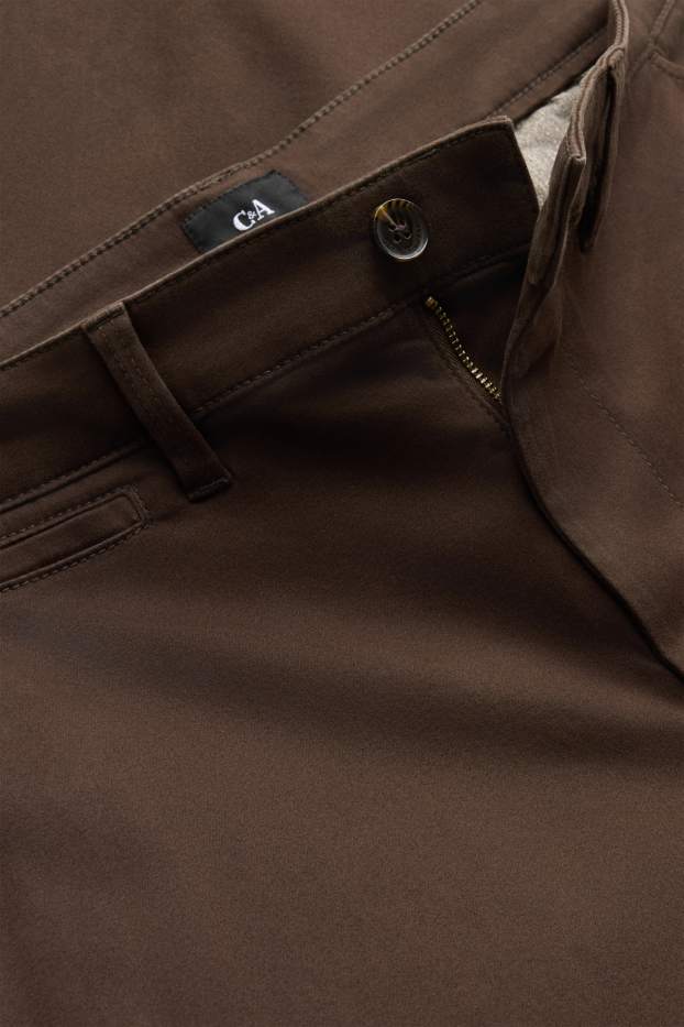 Herren - Chino - Regular Fit - LYCRA® - braun