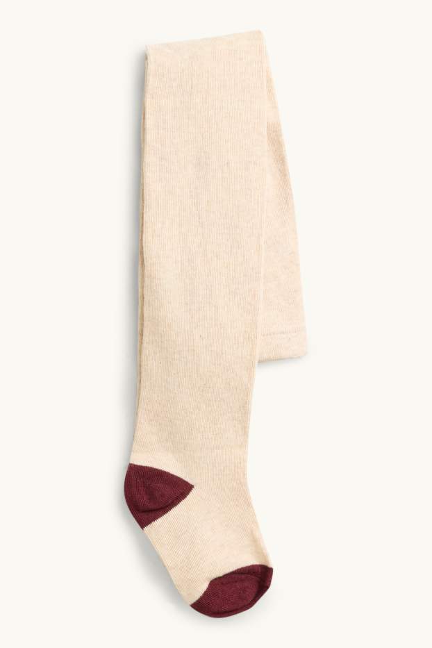 Kinder Mädchen - Set - Cord-Skort und Strumpfhose - 2 teilig - rot