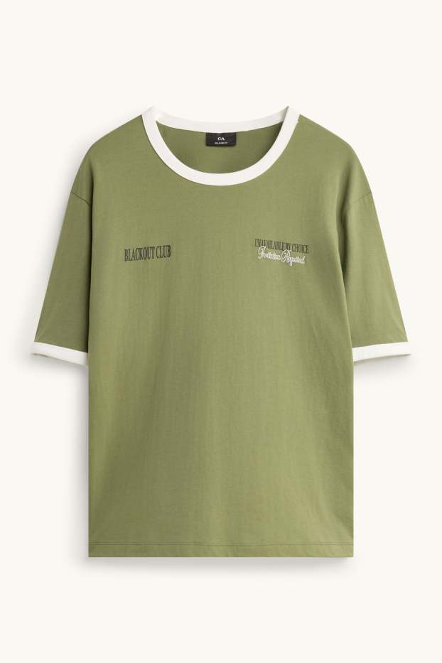 Herren - T-Shirt - Relaxed Fit - grün