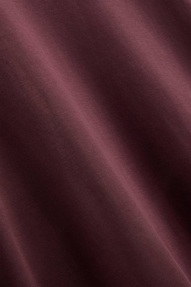 Damen - Langarmshirt - Regular Fit - bordeaux