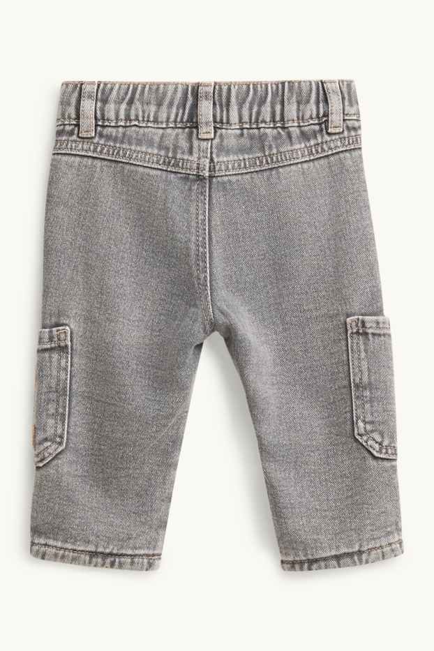 Baby: jongens - Koala - babythermojeans - jeansgrijs