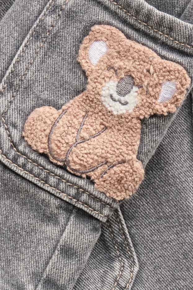 Baby: jongens - Koala - babythermojeans - jeansgrijs