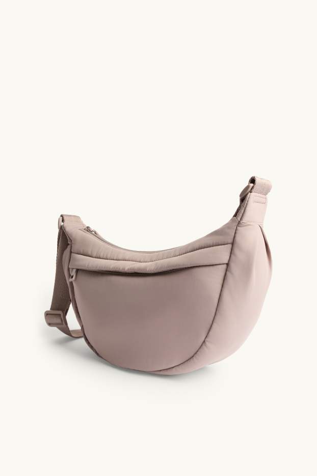 Femmes - Sac à bandoulière matelassé - beige