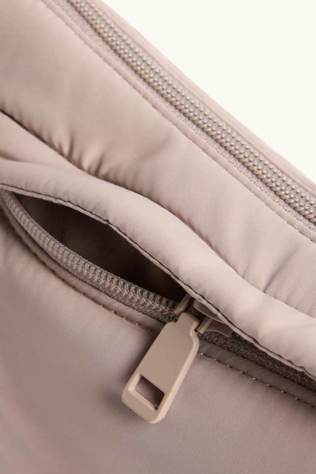 Femmes - Sac à bandoulière matelassé - beige