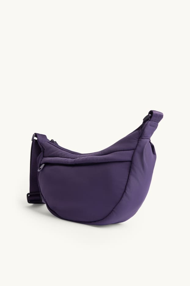 Femmes - Sac à bandoulière matelassé - violet