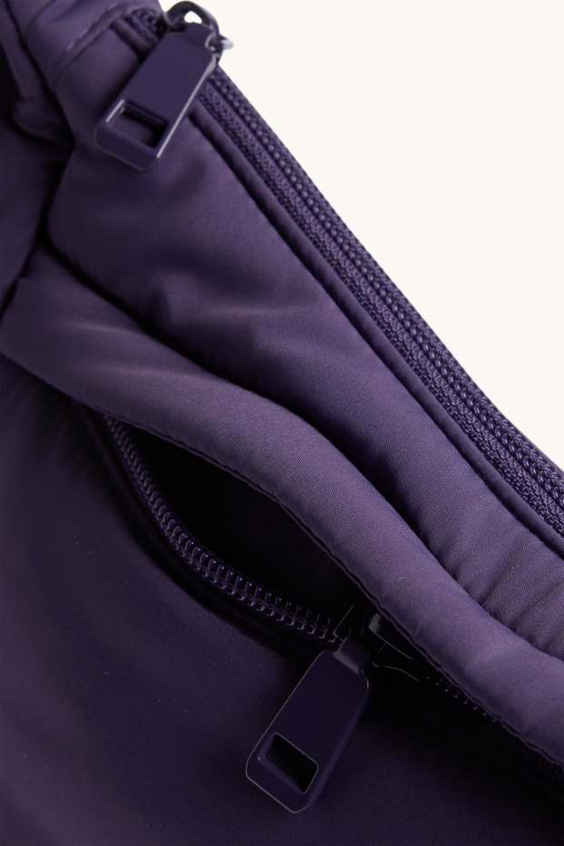 Femmes - Sac à bandoulière matelassé - violet