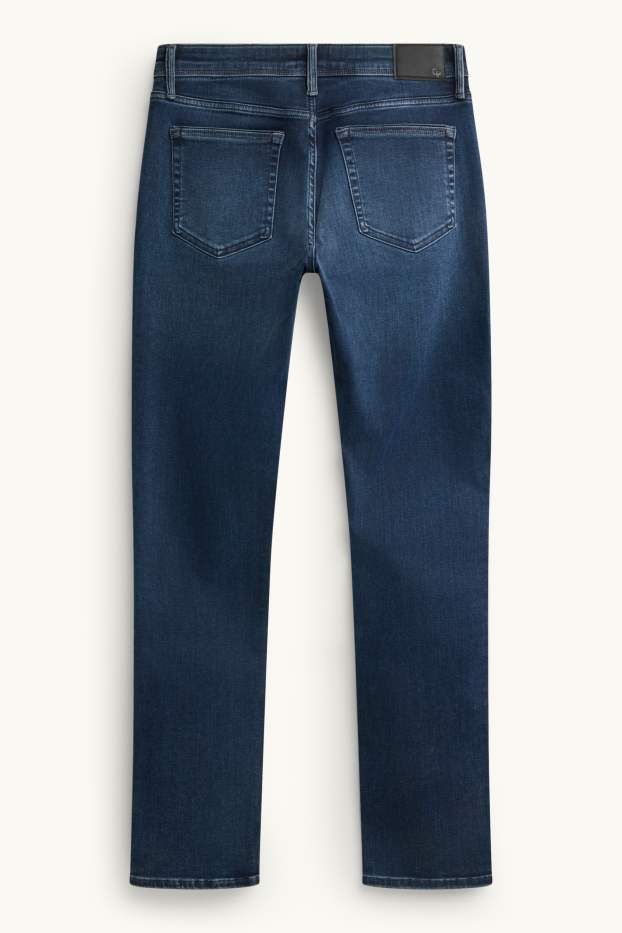 Pánské - Slim jeans - džíny - tmavomodré