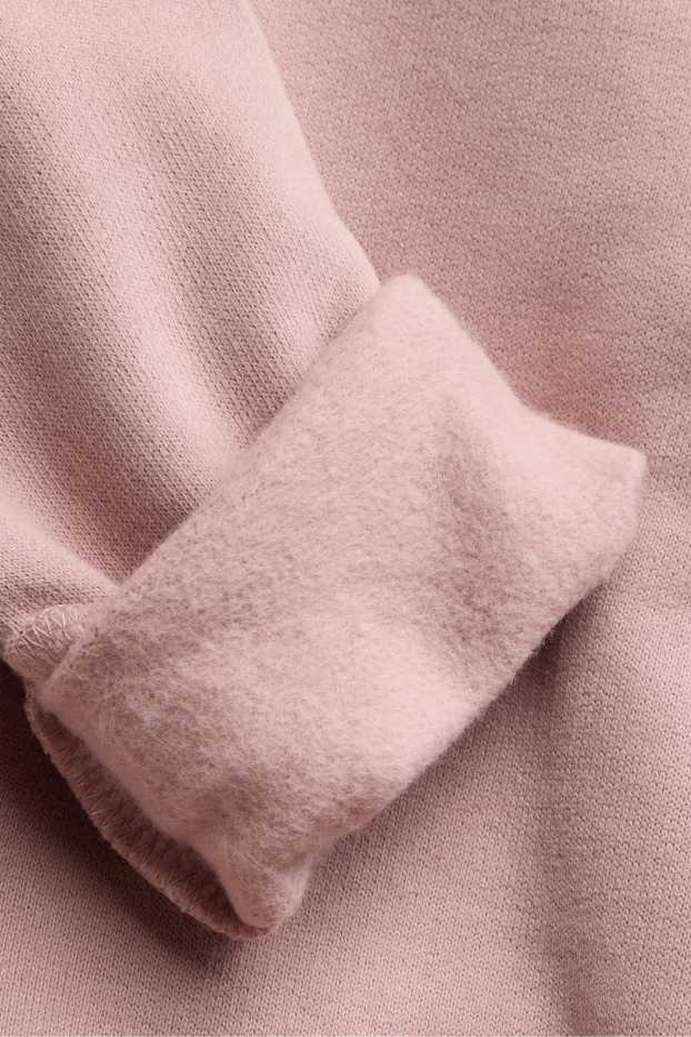 Neonate - Confezione da 3 - cuoricini - felpa per neonate - bianco / rosa