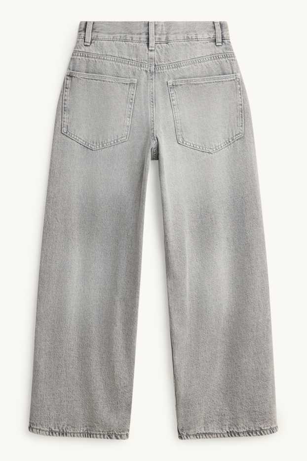 Enfants garçons - Baggy jean - jean chaud - jean gris