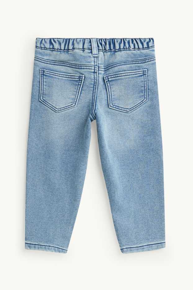 Bambine - Hello Kitty - relaxed jeans - jeans termici - jeans azzurro