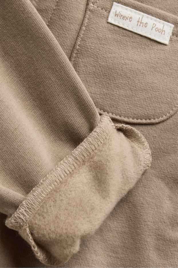 Baby: jongens - Winnie de Poeh - newbornset - 3-delig - bruin / crème wit