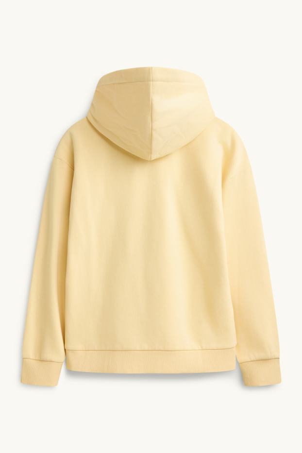 Kinder Jungen - Flammen - Hoodie - gelb