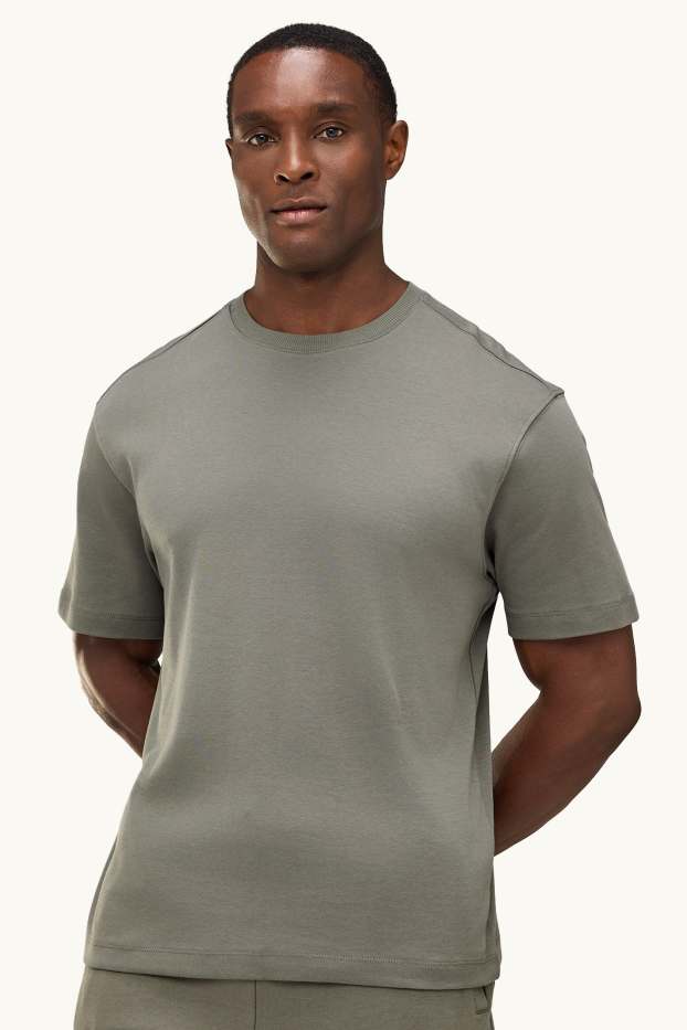 Herren - T-Shirt - Relaxed Fit - grün