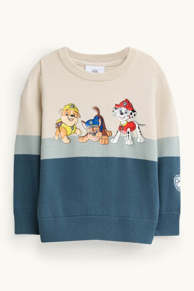 Kinderen: jongens - PAW Patrol - Chase, Rubble, Marshall - sweatshirt - blauw