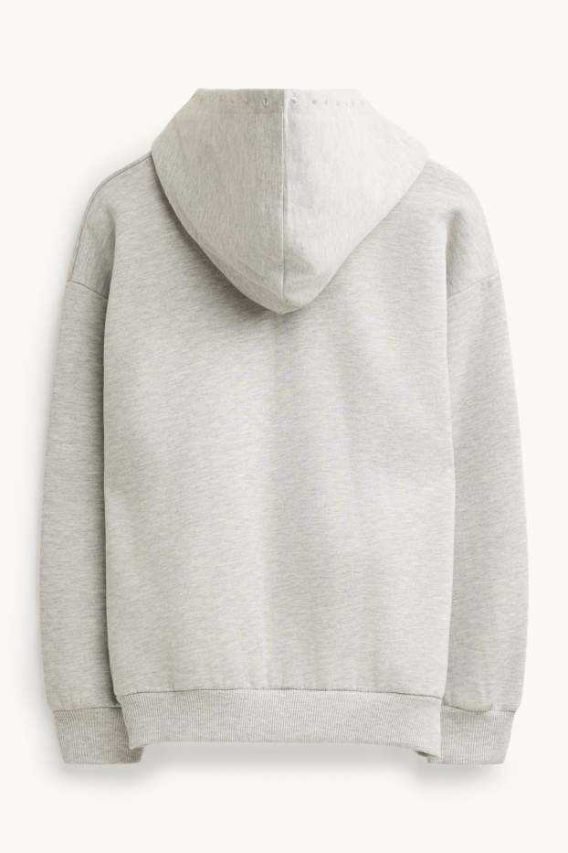 Enfants filles - Veste sweat - gris