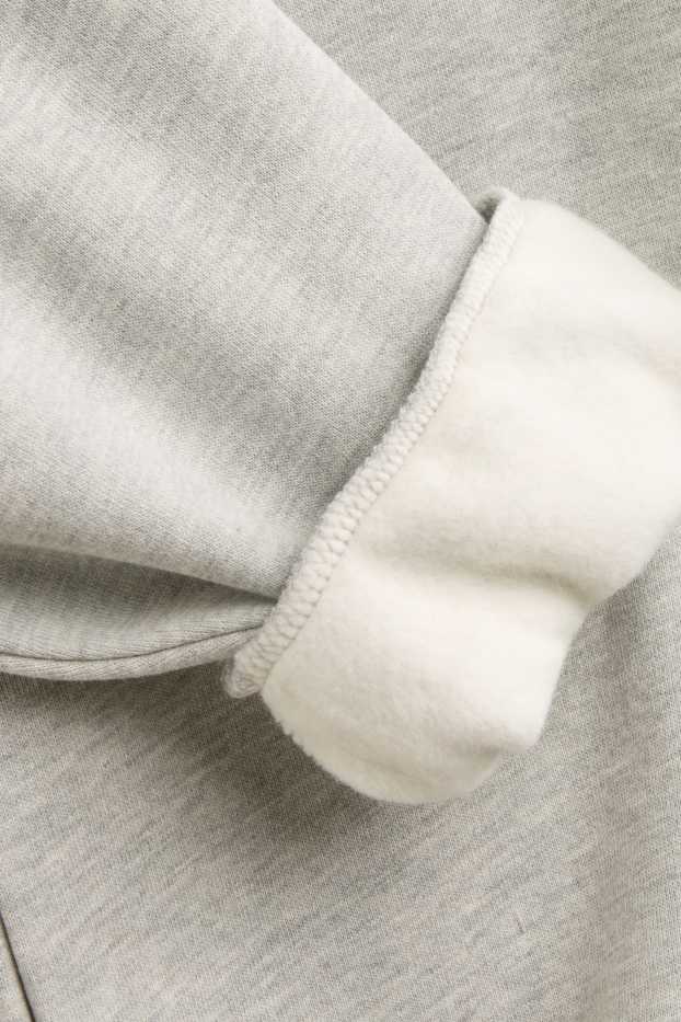 Enfants filles - Veste sweat - gris