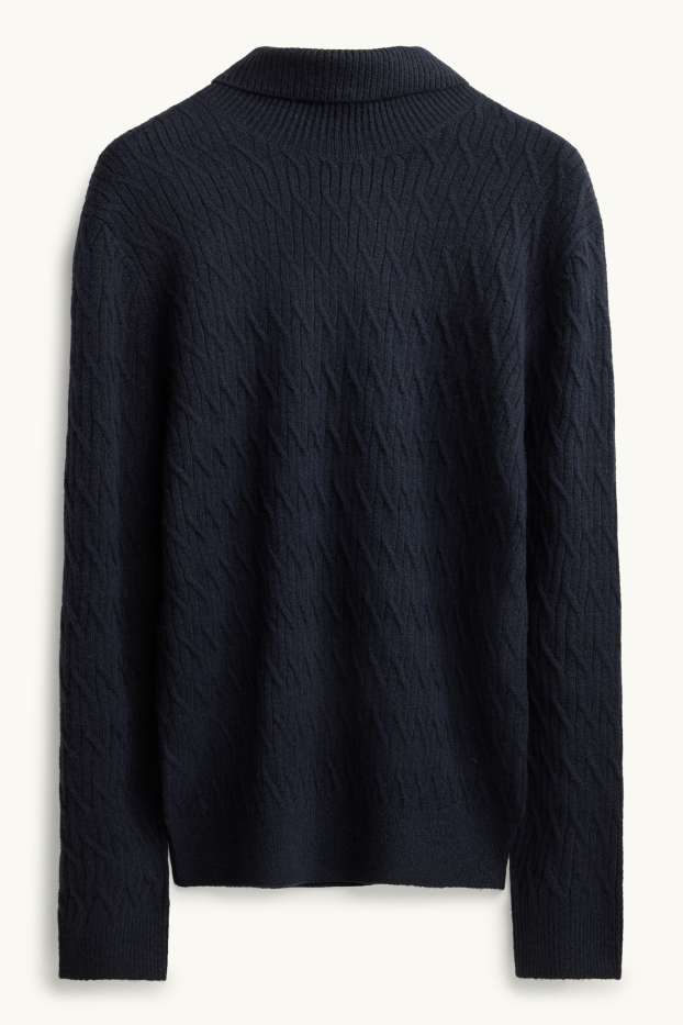 Heren - Coltrui - met structuur - donkerblauw