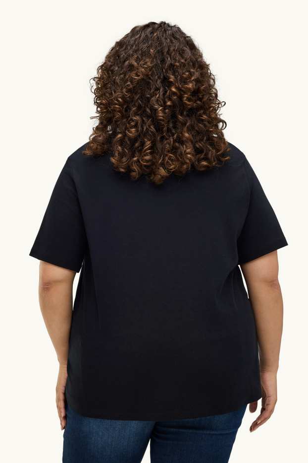 Donna - T-shirt - regular fit - nero