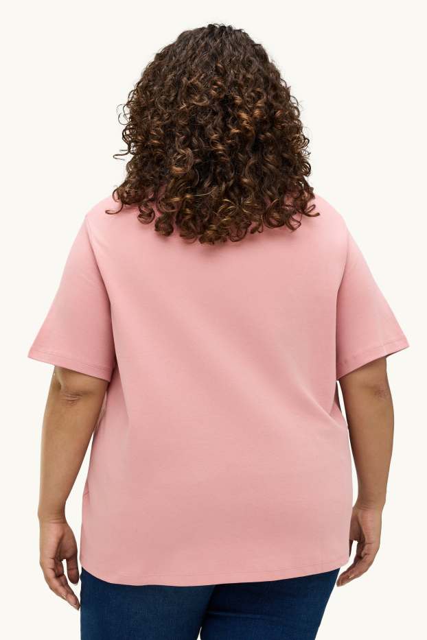 Donna - T-shirt - regular fit - rosa
