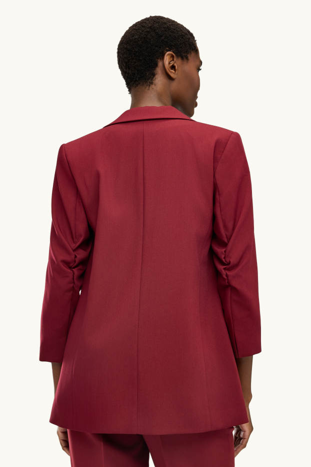 Femei - Blazer office - regular fit - bordo