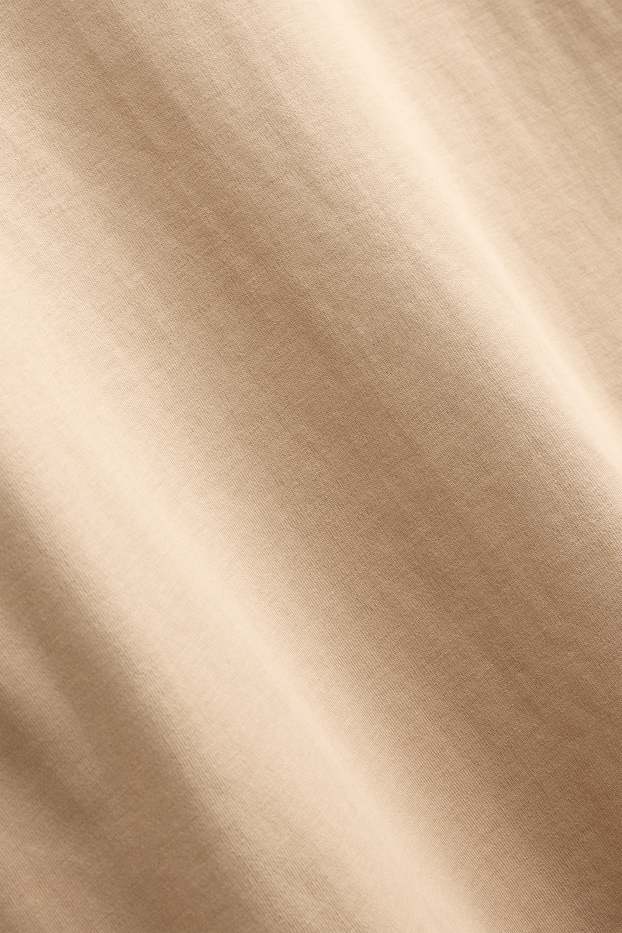 Femmes - Haut à manches longues - regular fit - beige