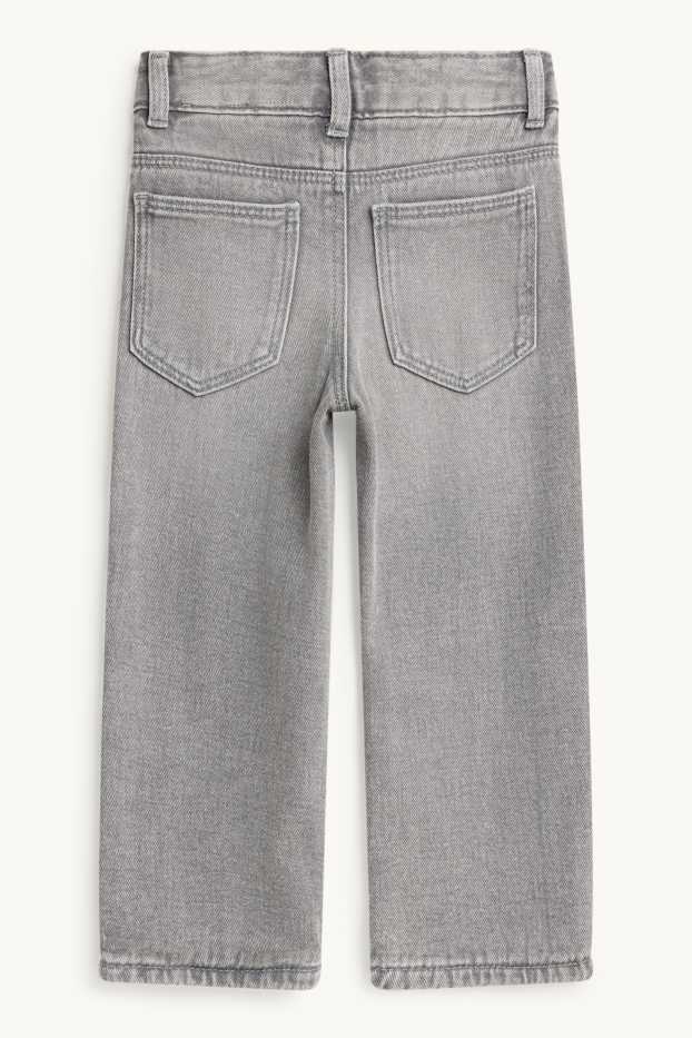 Children Boys - Relaxed jeans - thermal jeans - denim-gray
