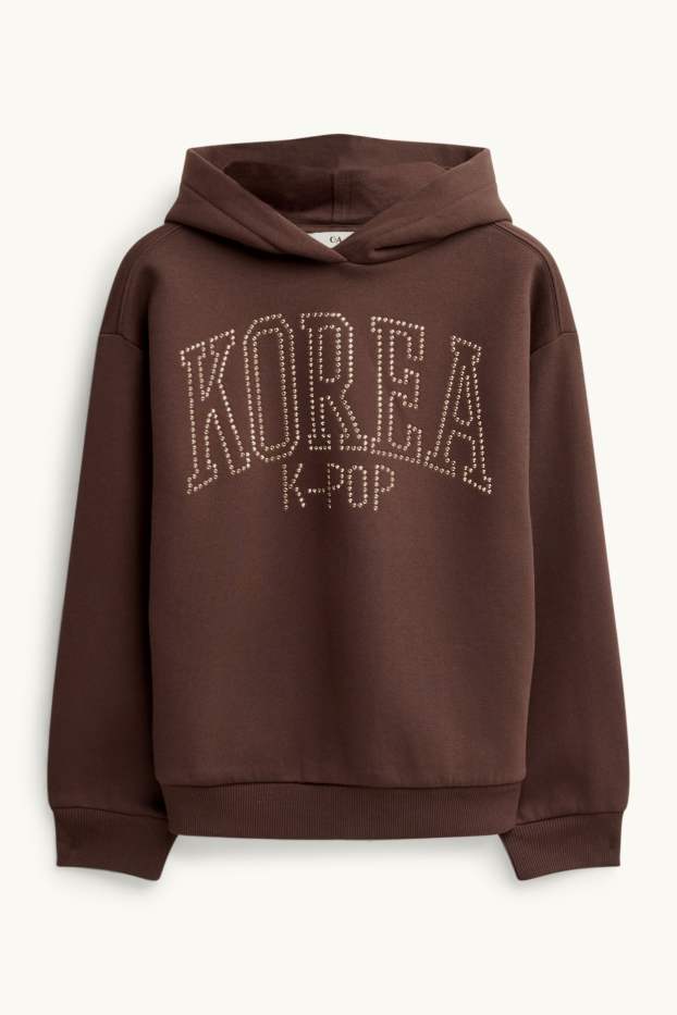 Children Girls - Hoodie - brown