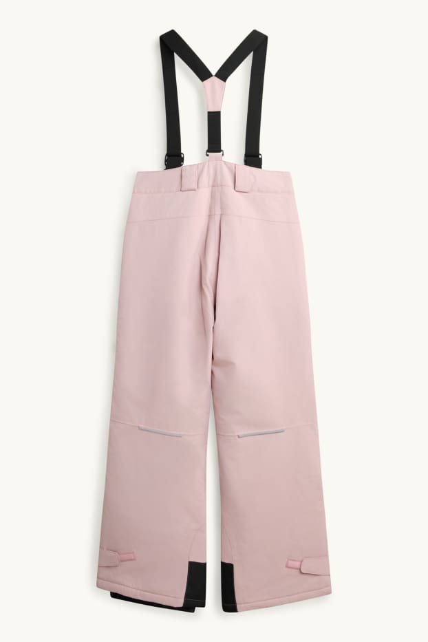 Kinder Mädchen - Skihose - wasserdicht - zartrosa