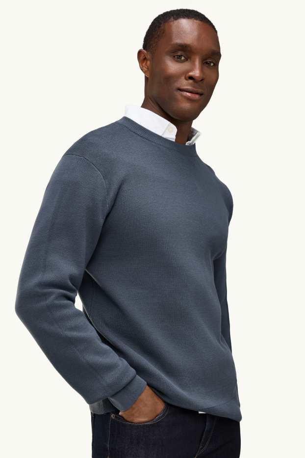 Men - Jumper - dark blue