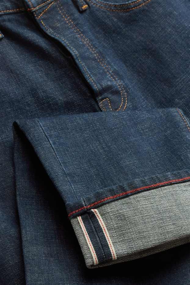 Uomo - Regular jeans - selvedge - jeans blu scuro