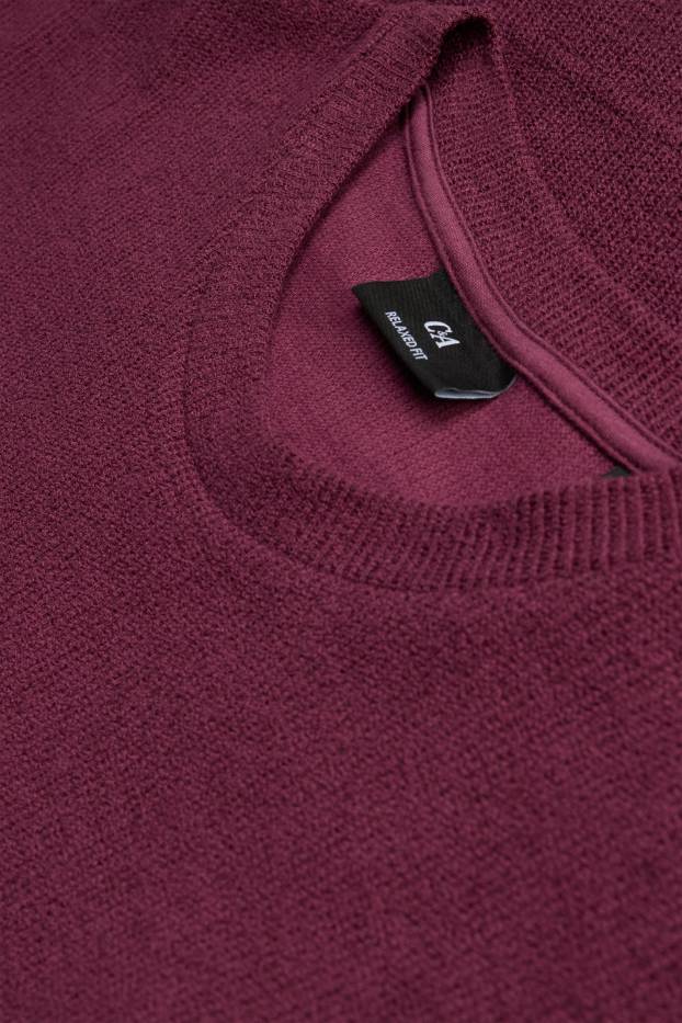 Bărbați - Top de vară - bordo