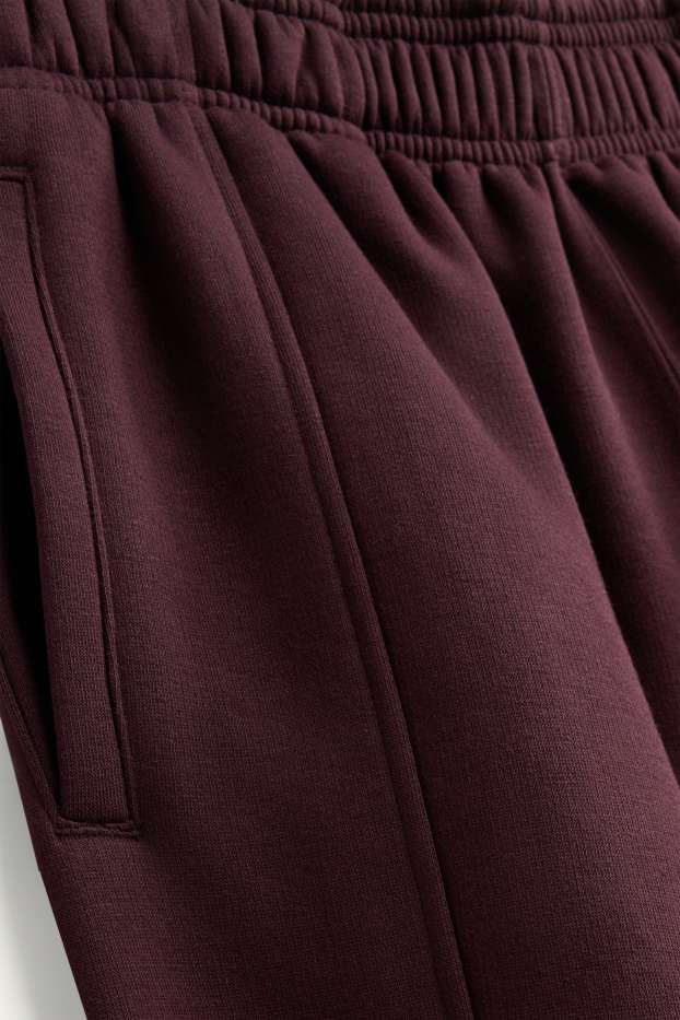 Donna - Pantaloni sportivi - bordeaux