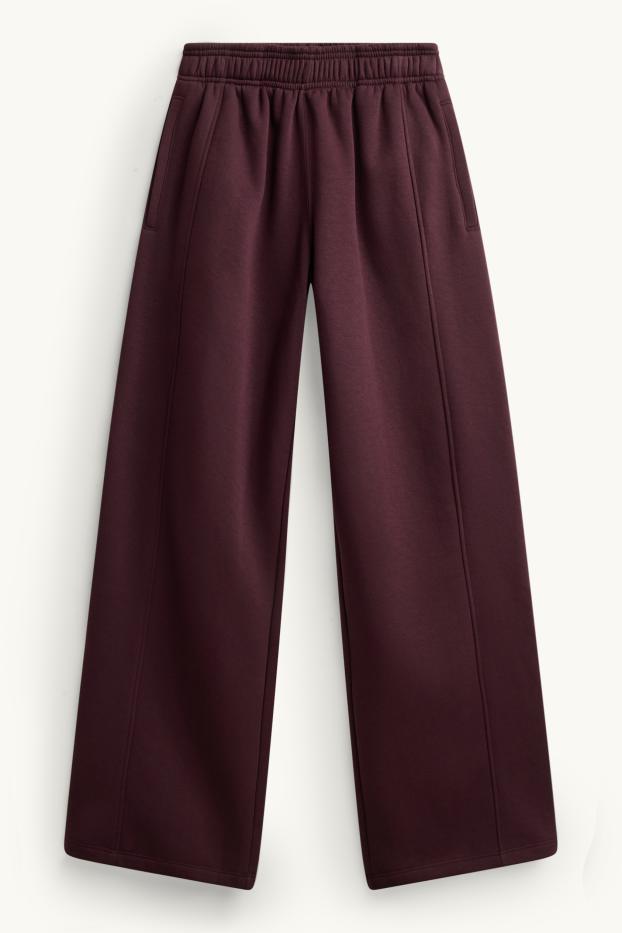 Donna - Pantaloni sportivi - bordeaux