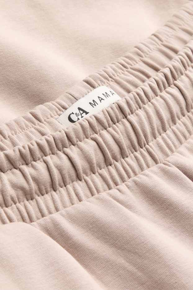 Femmes - Pantalon de grossesse - relaxed fit - beige