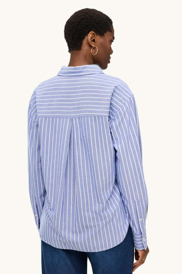 Femmes - Chemise - à rayures - bleu / blanc