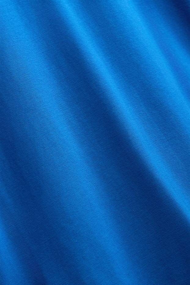 Damen - Langarmshirt - Slim Fit - blau