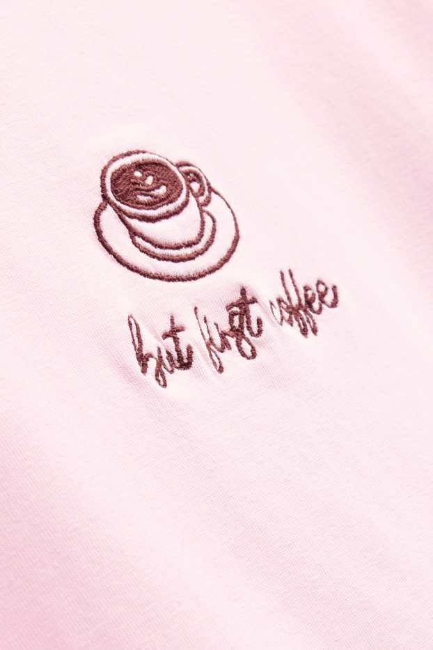 Femei - Tricou - slim fit - roz deschis