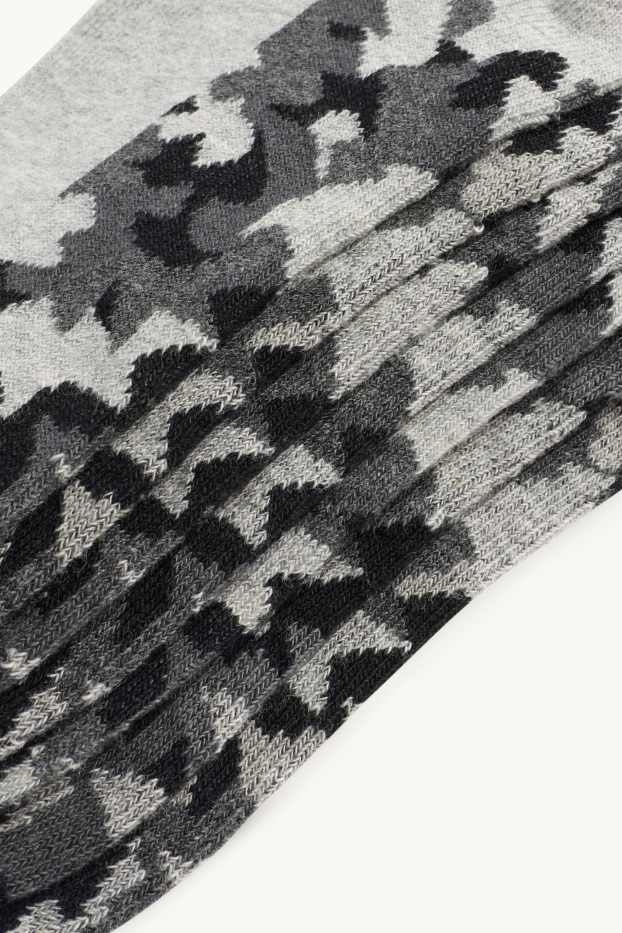 Enfants garçons - Lot de 7 paires - chaussettes à motif - gris clair
