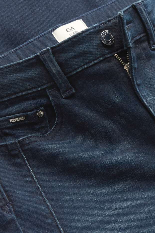 Donna - Jeans svasati - vita media - jeans blu scuro