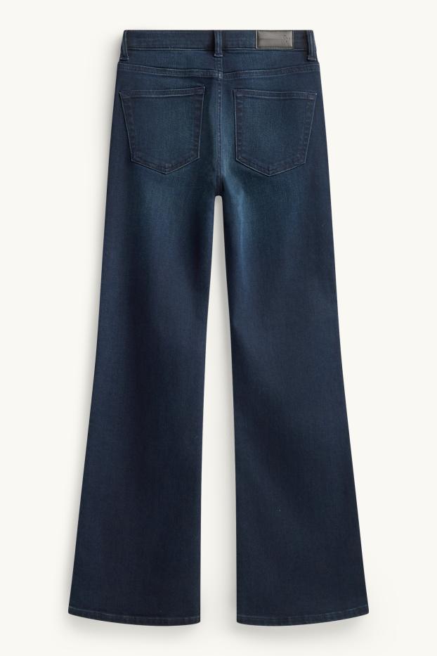 Donna - Jeans svasati - vita media - jeans blu scuro