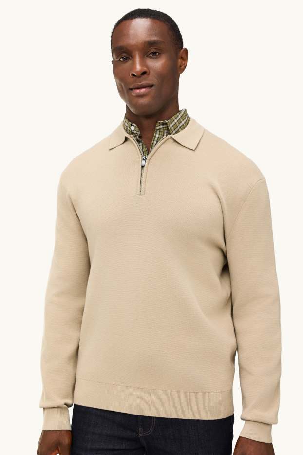 Uomo - Maglione - beige