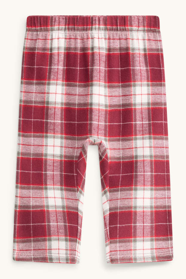 Unisex - Mini Me - pan di zenzero - pigiama natalizio per neonati - 2 pezzi - bianco / rosso