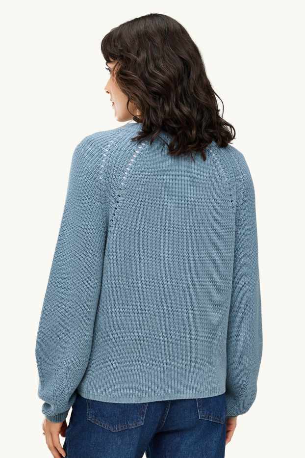 Damen - Pullover - hellblau