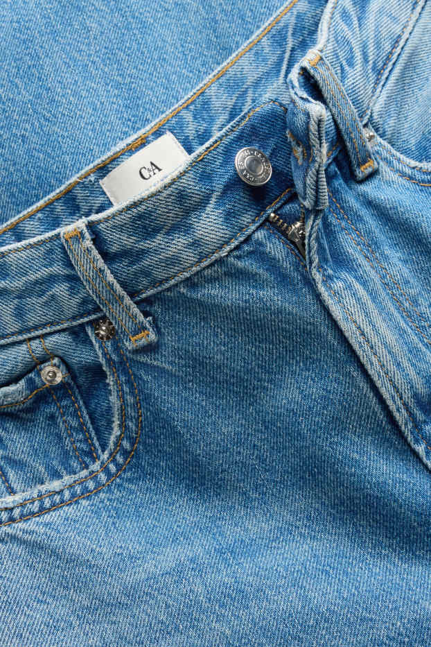 Donna - Jeans a gamba larga - vita alta - jeans blu