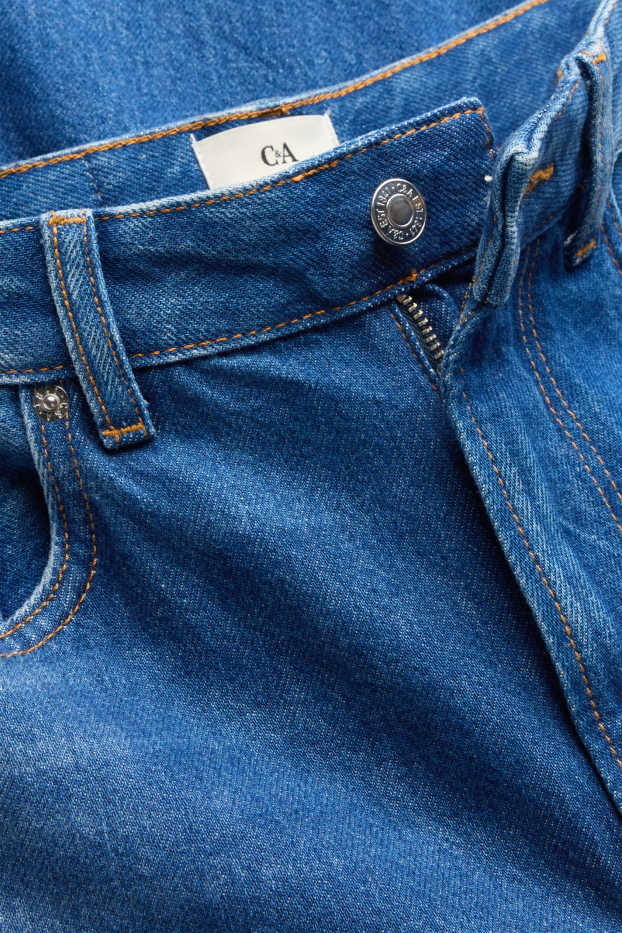 Dona - Wide Leg Jeans - high waist - texà blau