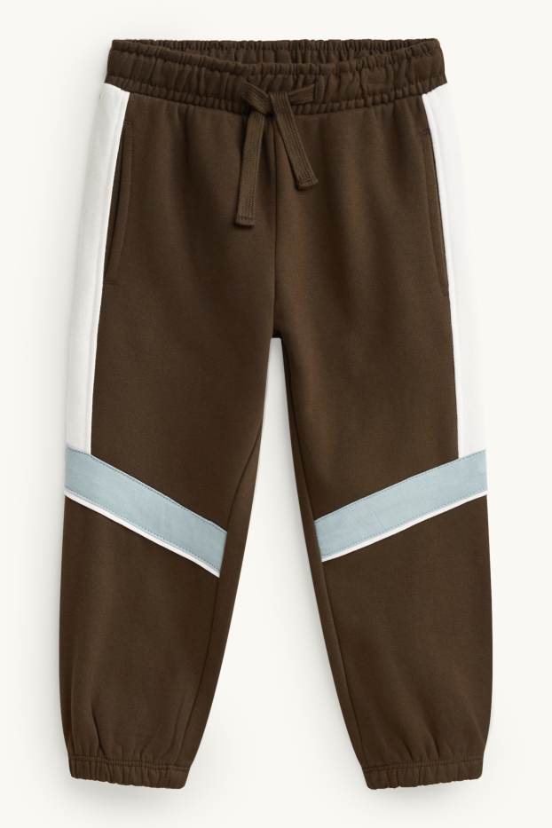 Nen - Conjunt - dessuadora i pantalons de xandall - 2 peces - marró/blau