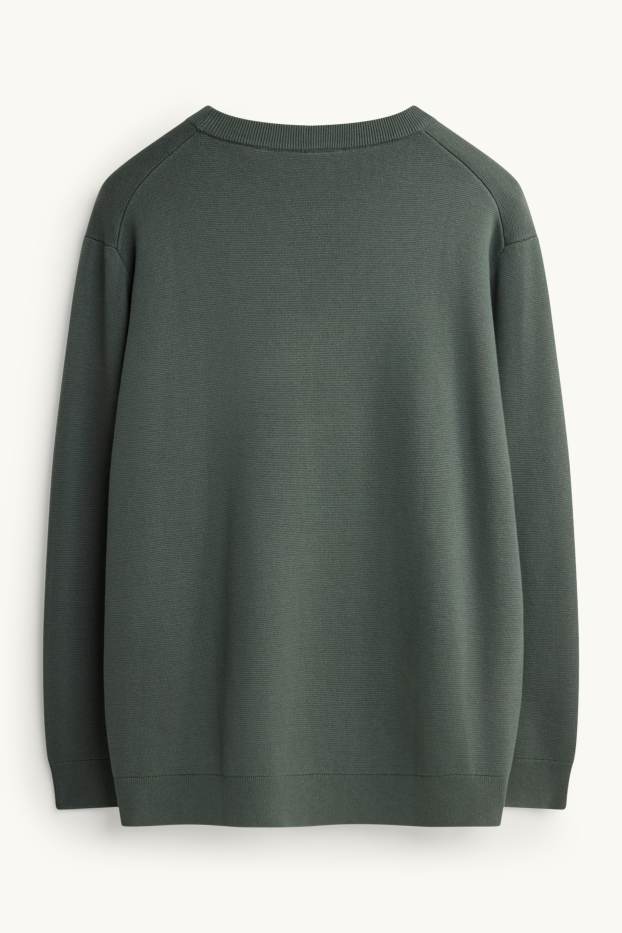 Herren - Pullover - dunkelgrün