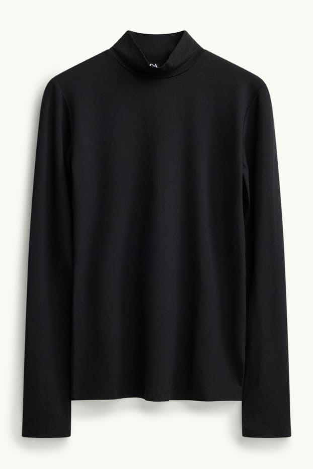 Women - Long sleeve top - black